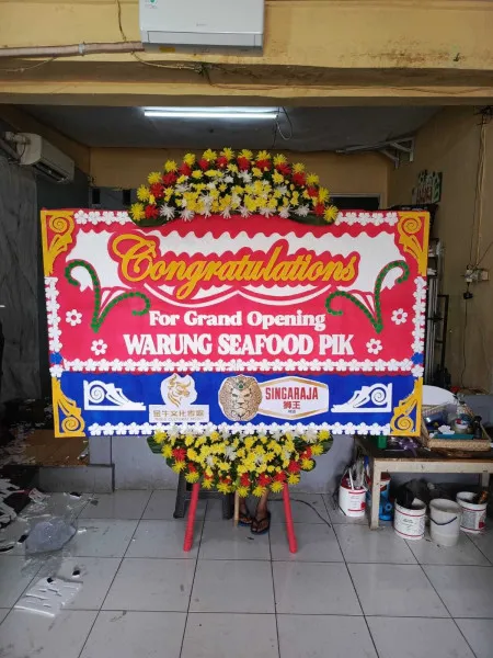 Papan Bunga Ucapan Selamat Satriajaya Tambun Utara